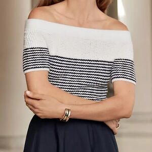 Anne Taylor NWT off shoulder knit